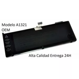 BATERIA APPLE MACBOOK PRO : 15″ MB985CH/A MODELO A1321 OEM