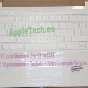 Teclado completo A1342 con retroiluminación para Macbook Unibody 13 ” ES