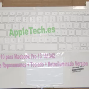 Teclado completo A1342 con retroiluminación para Macbook Unibody 13 ” ES