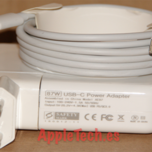 Cargador Compatible 87W USB-C para MacBook Pro 15″