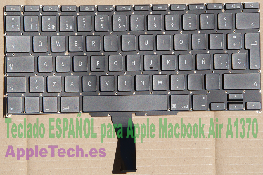 Teclado ESPAÑOL para Apple Macbook Air A1370 11.6 Original