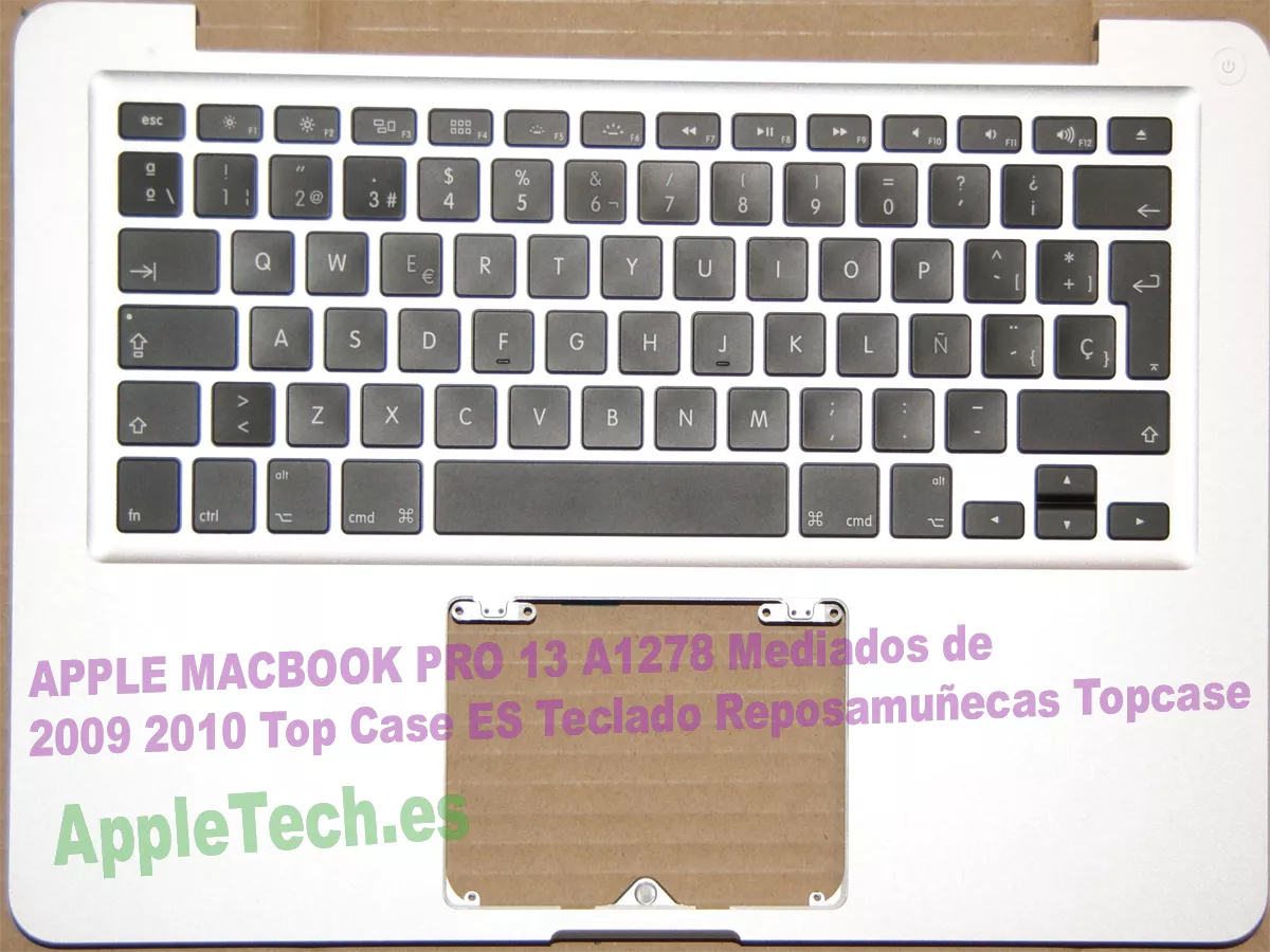 Teclado Completo + Carcasa (Con Ñ) para Macbook pro 13″ A1278 2011 2012 original