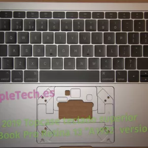Top Case Completo Original con Teclado UK (QWERTY) para MacBook Air 13" A1932 (2018–2019) – Space Gray