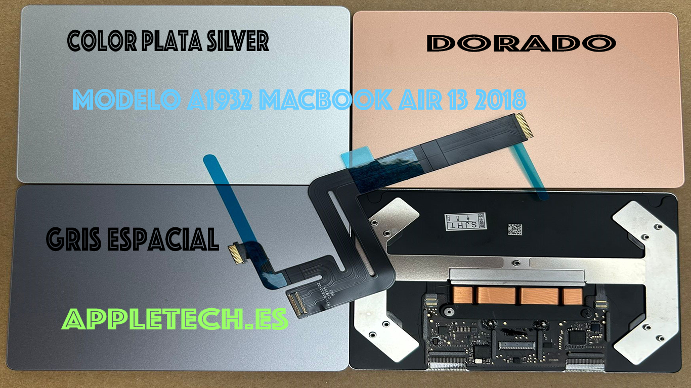 Touchpad Trackpad con Cable 821-01833-02 para A1932 a finales de 2018 13″ Macbook Air 3 colores disponible