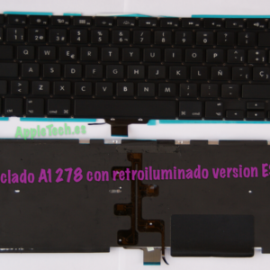 Teclado retroiluminado para MacBook Pro 13″ A1278 Version ES