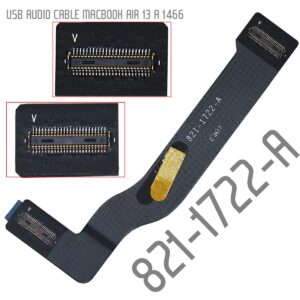 Para Apple MacBook Air 13 A1466 Audio DC Board I/O Flex Cable 2013-15 821-1722-A