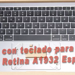 Kit Completo Topcase + Trackpad para MacBook Air A1932 (2018–2019) – Versión ES