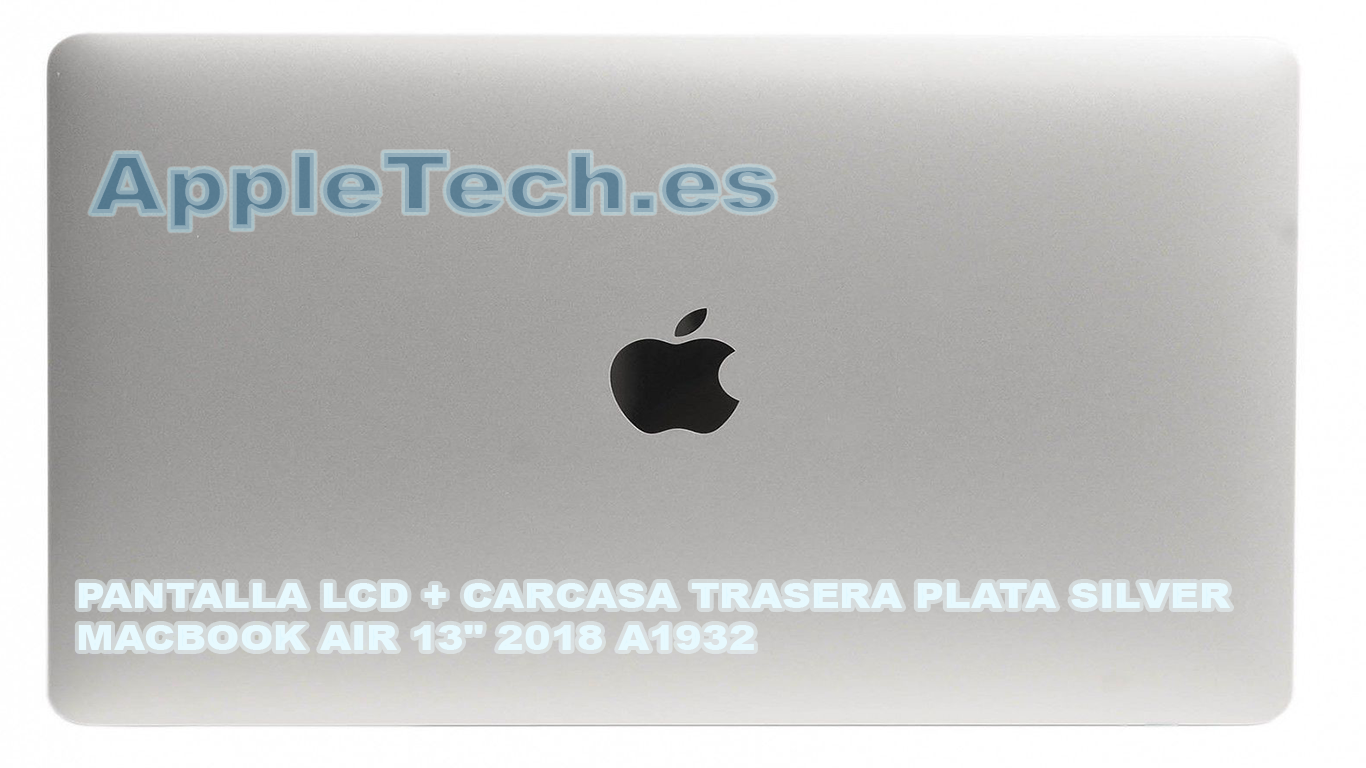 Pantalla LCD completa para MacBook Air Retina de 13″ A1932 a finales de 2018 2019 EMC 3184 (13,3 pulgadas, 2560 x 1600), Plata Silver A2179