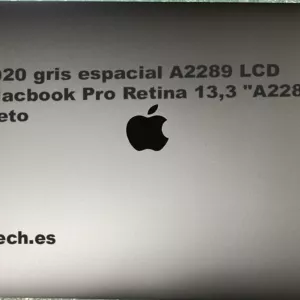 Pantalla Completa LCD completa original para MacBook Pro 13.3 A2289 (2020) (Gris Espacial Silver Space Grey)