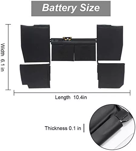 A1527 Batería para MacBook Retina 12″ A1534 Early 2015 2016 Mid 2017 Apple