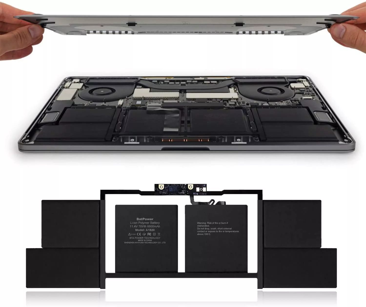 Batería para Apple MacBook Pro 15″ Retina 2016 A1820 y A1707 ORIGINAL GENUINE APPLE