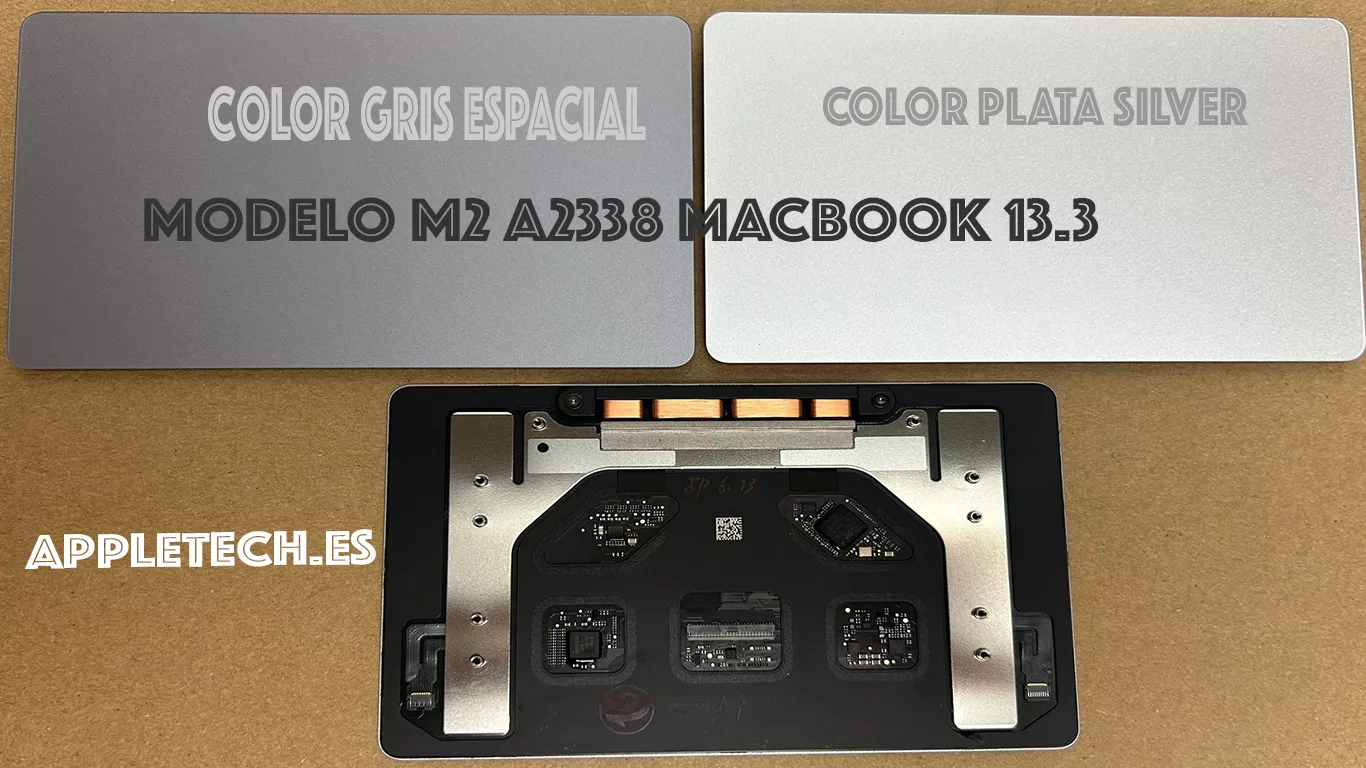 A2338 M2 Touchpad para Macbook Pro 13 “Retina M2 A2338 Trackpad Color gris espacial