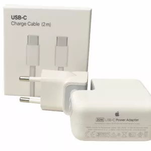 Cargador Original Apple 30W USB-C para MacBook Air y MacBook 12″ (A1882)